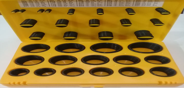 Cajas de Oring métricas y en pulgadas, de 70 y 90 shores
